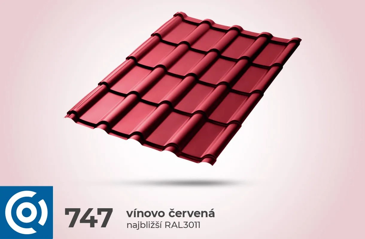 rova mega 747 vinovocervena