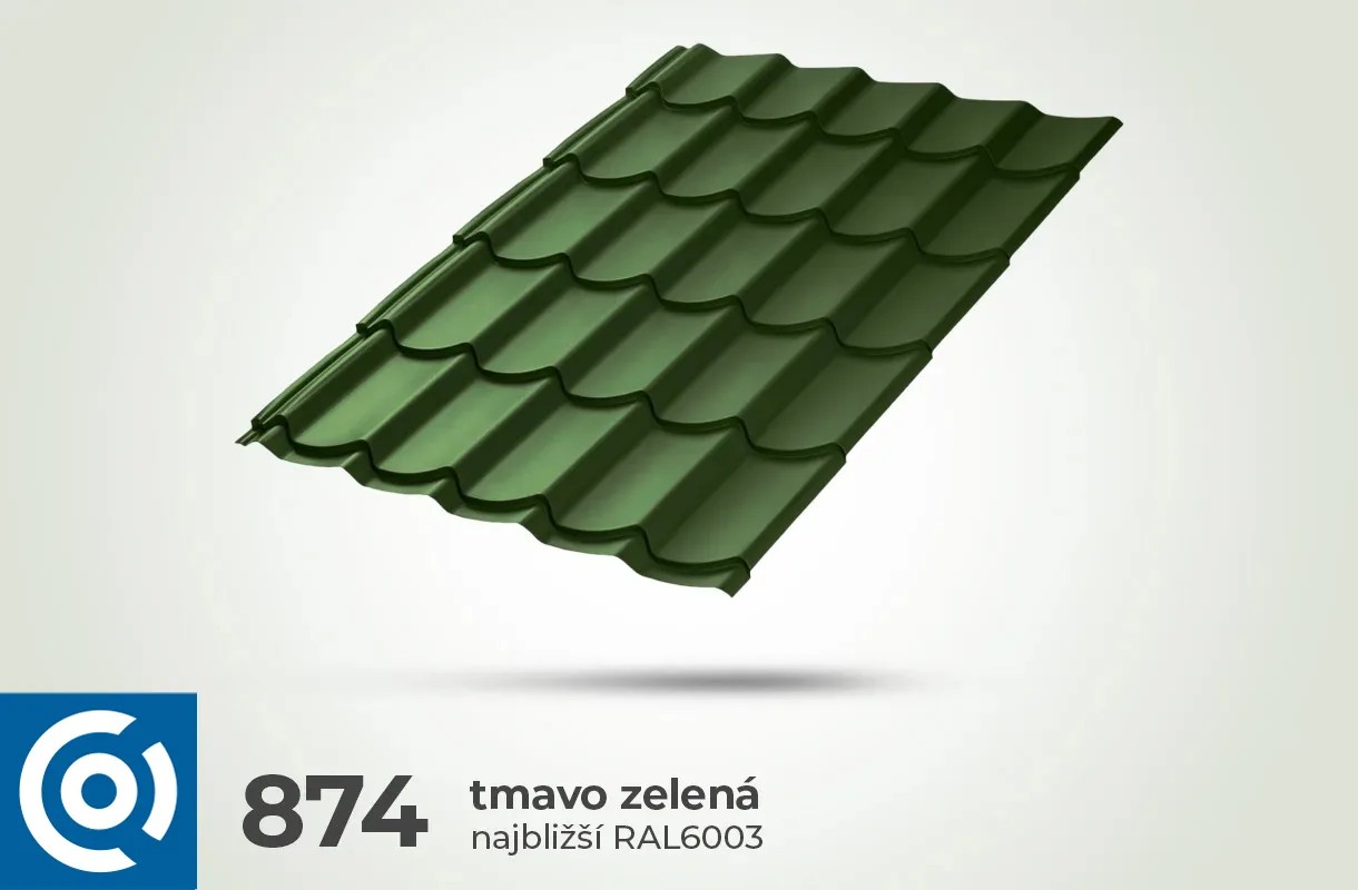 rova profil 874 tmavozelena