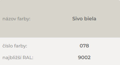 sivo biela