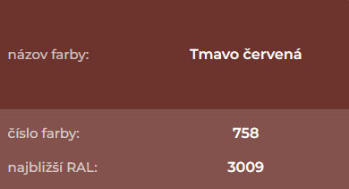 tmavo cervena