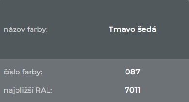 tmavo seda